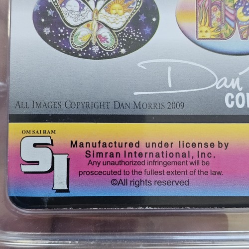 Dan Morris Design 8 oz Stainless Steel Flask Collectible Butterfly Design 2009 - Bild 9 von 10