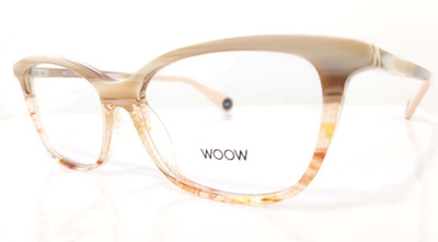 WOOW Brille Get Out 3 Cat-Eye Optik Azetat Hand Made Italy 53 14 144 6022