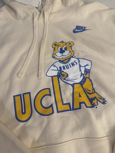 Nike UCLA Bruins Hoodie Herren Gr. XL grau Fleecepullover Kängurutasche - Bild 2 von 4