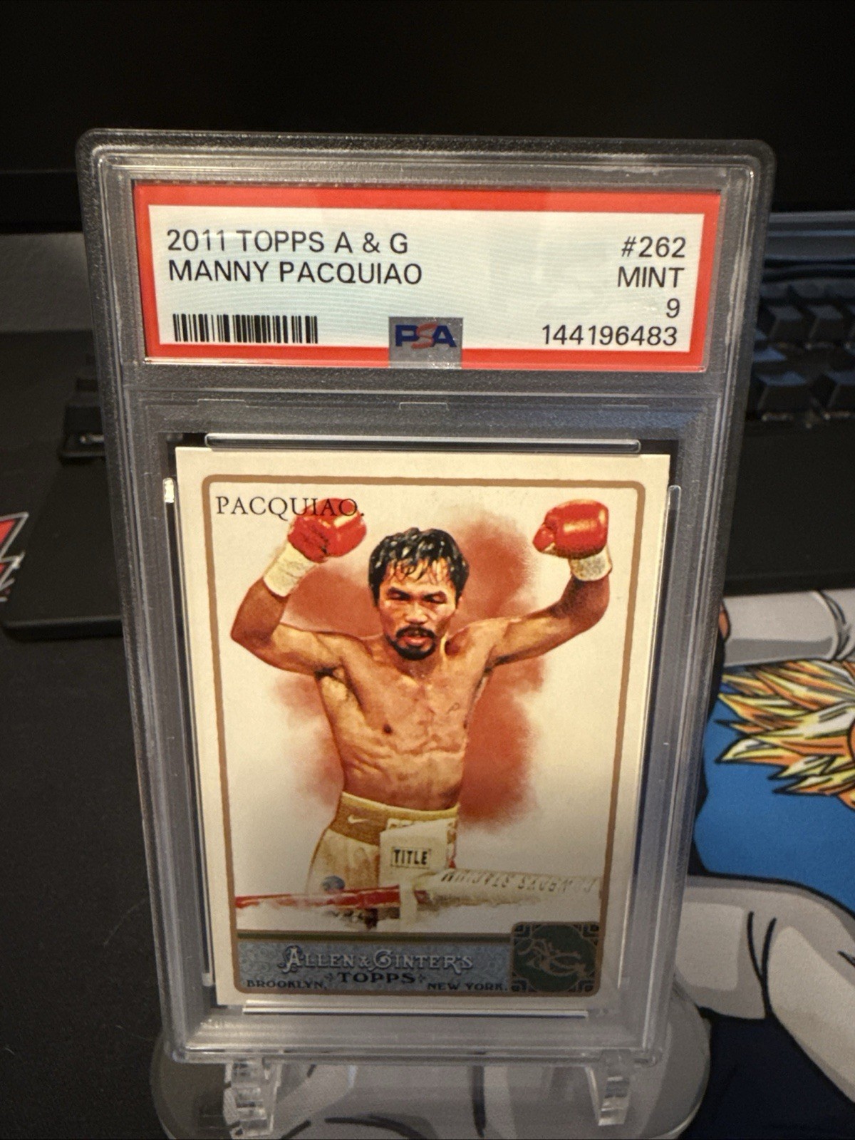 PSA 9 2011 Topps Allen & Ginter's - Manny Pacquiao #262 (RC) view 3