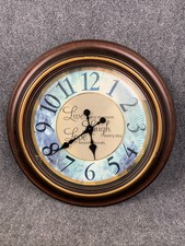 Live Laugh Love Inspirational 20" Diameter Wall Mount Battery Operated Clock