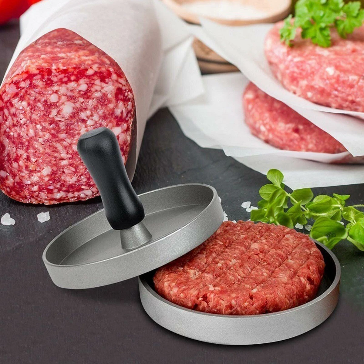 Burger press Hamburger former Patty press Grill meatballs Non-stick BBQ