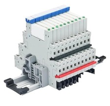 10x 24V Relais Din Rail Solenoid Power Relay für PLC, HF41F/24-ZS 5 Pin SPDT NEU