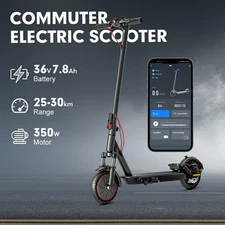 Fast 25MPH Dual-Shock E-Scooter - Ideal Urban Gift for Adults' Birthday & Xmas!