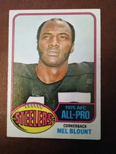 1976 Topps Football Mel Blount "Pittsburgh Steelers" #480 HOFer 🏈🏈