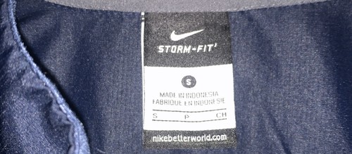 Official USA Hockey Nike Storm Fit Windbreaker Jacket Mens Small 1/4 Zip Blue - Picture 10 of 10