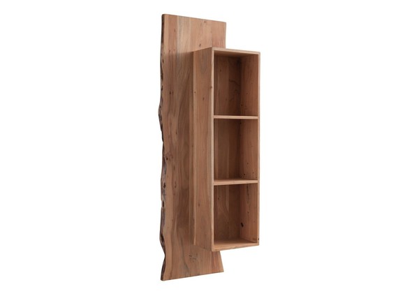 Wandregal Echte Baumkante Akazie Regal HäNgeregal BüCherregal Akazienholz Massiv-image
