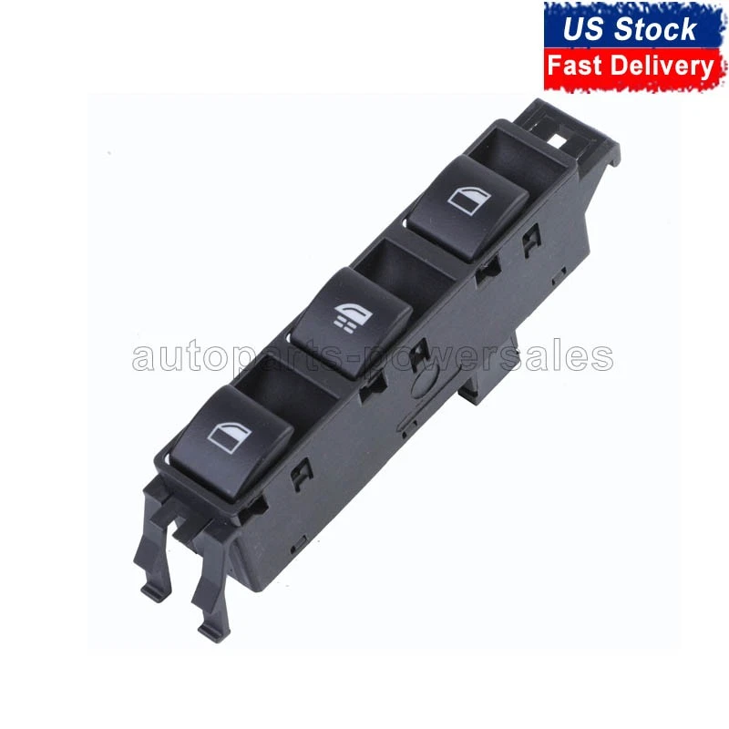 Nuevo interruptor de ventana eléctrica delantero izquierdo para BMW 325Ci 330Ci M3 01-06 61316902183 Foto 3 de 4