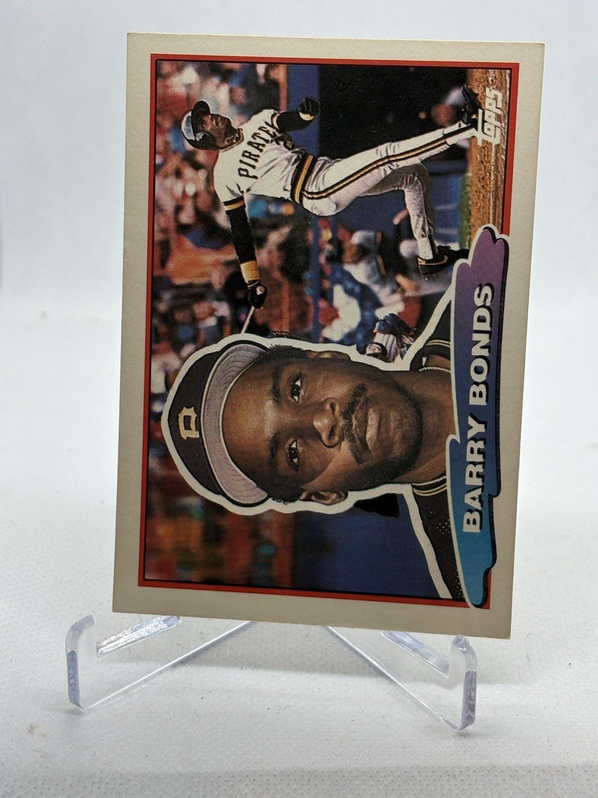 1988 Topps Big #89 Barry Bonds Pirates Baseball