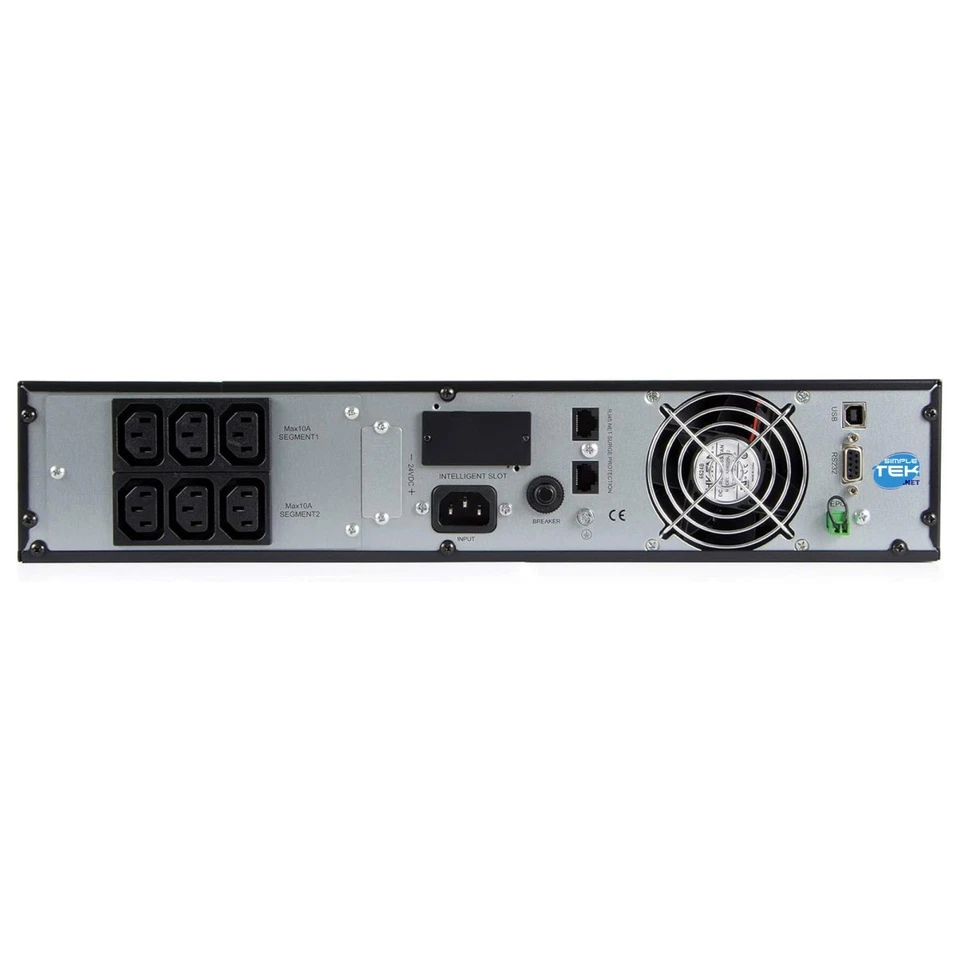 Ups Rackmount 1000VA 900W Mit 6 Steckdosen IEC USB RS232 Online Bildschirm Rack - Bild 3 von 4