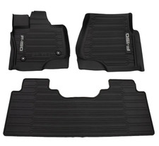 Oem New 2015-2026 Ford F-150 Super Cab All Weather Tray Floor Mats Black Rubber