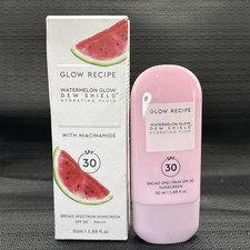 Glow Recipe Watermelon Glow Dew Shield SPF 30 Hydrating Fluid Sunscreen 1.69 oz