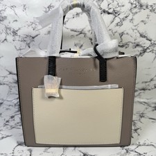 Marc Jacobs Mini Tote Bag Leather Grey BNWT Grind