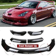 For Toyota Celica Gt Front Bumper Cover Lip Splitter Body K Spoiler Gloss Black