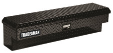 Tradesman Aluminum Side Bin Truck Tool Box 48in. - Black