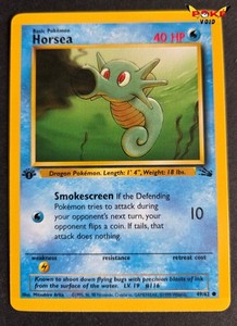 Pokemon First Edition 49/62 Horsea Fossil NM