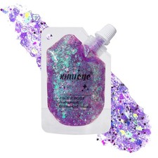 Holographic Glitter Gel Makeup for Face, Body, Hair, Eyeshadow Waterproof
