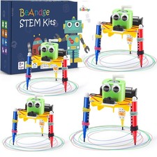 Bulk STEM Craft Kits for Kids 8-12: 4-Pack 5 inches x 8 x 2