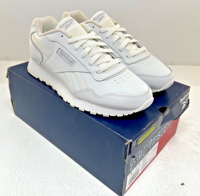 REEBOK Men's Glide Running/Casual Shoes 100010027  White Lthr NWD FREE SHIP