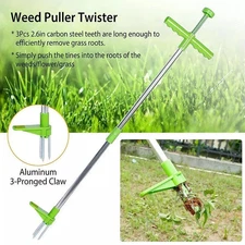 Weeder Root Remover Outdoor Long Handle Killer Weed Puller Removable Stand Up