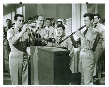 Buddy Hackett Donald O'Connor Phil Garris Walking My Baby Back Home 8x10 1953
