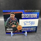 RJ BARRETT Auto Blue Prizm /49 2024-25 Panini Prizm Black #SS-RJB Raptors