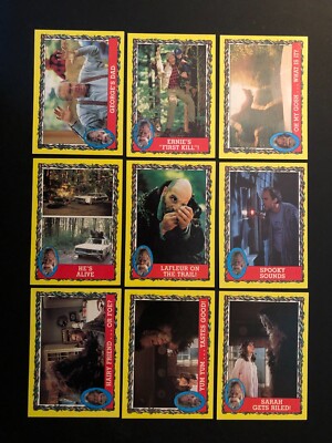 1987 Topps Harry And The Hendersons Set 77 +18/22 Stickers +