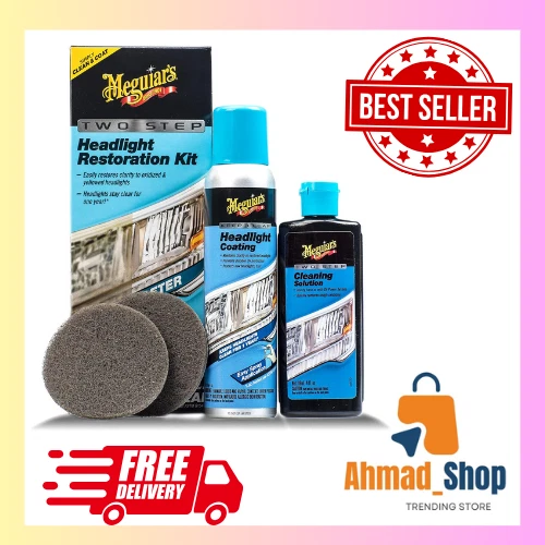 G2970 Two Step Headlight Restoration Kit for Car & Auto Detailing