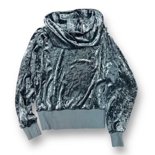 Youth Girl Size 12 Boutique Pullover Shimmery Velour Hoodie - Picture 2 of 2