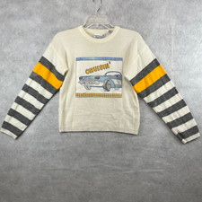 Vintage Tiger Bay Casual Pullover Sweater Kid Medium Youth Cruisin Classic Car