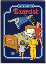 STEVEN RHODES LET'S CALL THE EXORCIST MAGNET 2.5” X 3.5” NEW