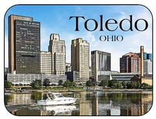 Toledo Ohio Fridge Magnet