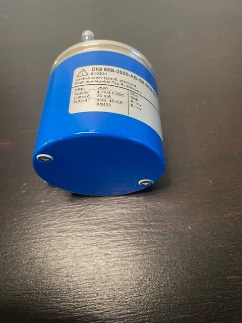 WOLKE DIG58B-2500-I05-SC8-D78 ROTARY ENCODER TACHOMETER 2500 PPR RS 422 - Image 3 of 4