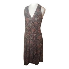 RALPH LAUREN Faux Wrap Dress - Size Medium Petite