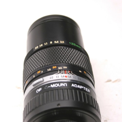 Olympus OM-System E. Zuiko AUTO-T 1:35 F=135mm, C Adapter, Tiffen 52mm SKY 1-A - Picture 4 of 7