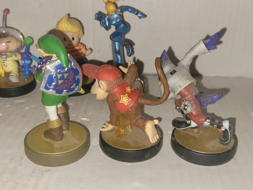 Nintendo Amiibo Super Smash Bros Konvolut Diddy Kong Samus Fox Lucas Pikmin - Bild 6 von 12