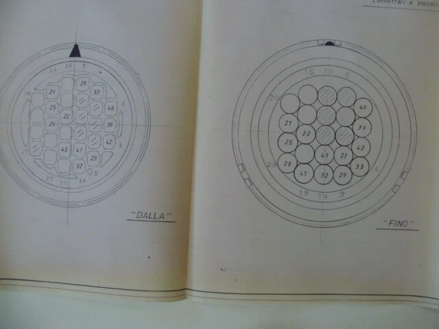 Disegno Maserati Biturbo gruppo cavi vano motore dx - Immagine 4 di 4