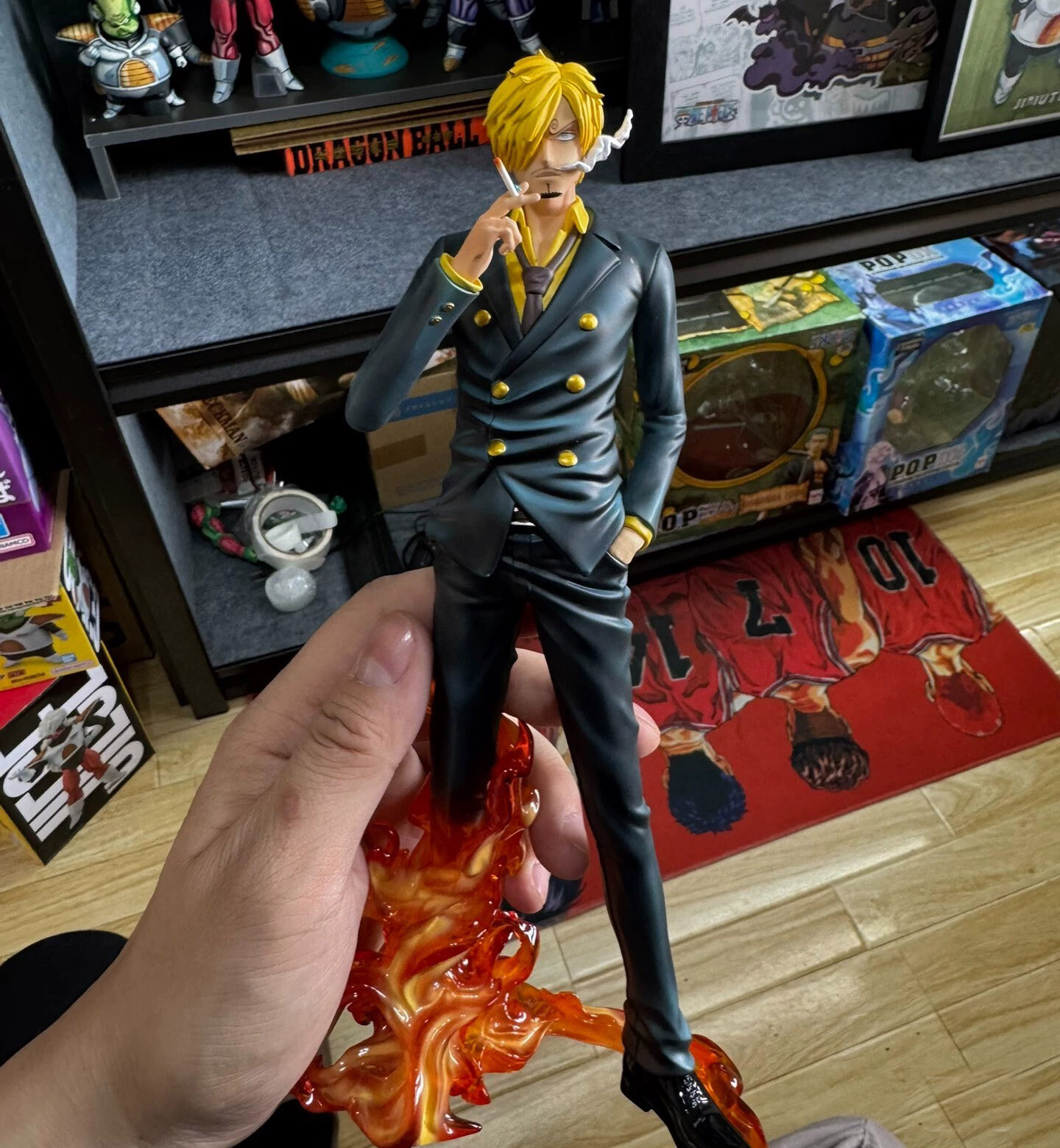 Figura C2 Studio Vinsmoke Sanji Resina Una Pieza Después 2 Años 23,7cm