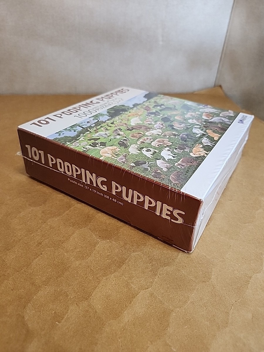 Pooping Puppies Puzzle 1000 Teile – Lustiges Hunde-Puzzle, 70x50 Cm, Für Erwachsene, Tierischer Spaß