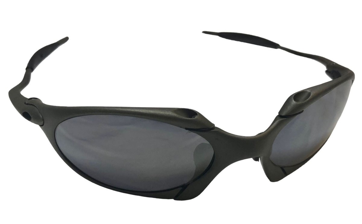 Oakley Romeo X-METAL Metal Frame Sunglasses Black Iridium Metal