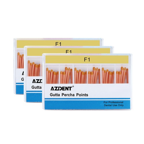 AZDENT Dental Endo Gutta Percha Points Root Canal Obturation GP0.04/.06 F1 F2 F3 - Picture 51 of 51
