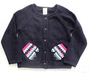 NEW Gymboree Sweater Cardigan Ice Dancer Jacket Mitten Pockets Blue Sz 4T | eBay