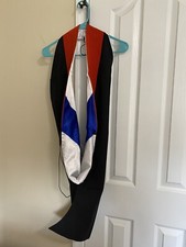 Graduation Master of Engineering Master Hood M.S. Orange Hood (white/blue)