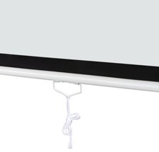 84" 16:9 Manual Pull Down Projector Projection Screen Home Theater Movie