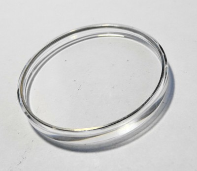 Verre De Montre Plongée VERLUX 22.4 Mm - Acrylique, Bague Chromée, Neuf Sans étiquette