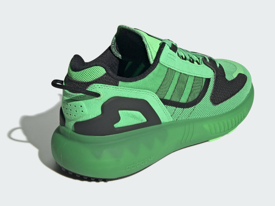 Adidas US 13 Men's -Green/Black Retro Mesh Runner Boost