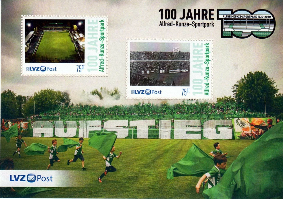 Deutsche Privatpost - LVZ Post Leipzig - Block Alfred-Kunze-Sportpark 2020 - Bild 1 von 1