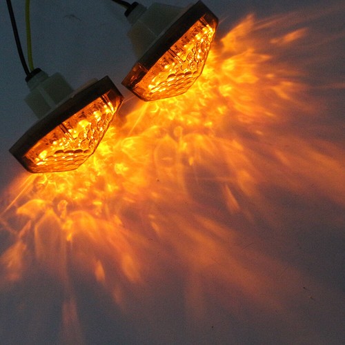 2X Smoke 1.8" plastic Mini LED Turn Signals For Suzuki SV1000S SV650S 2003-2008 - Picture 5 of 6