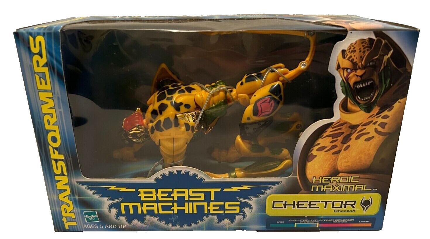 1999 Hasbro Transformers Beast Machines Heroic Maximal   CHEETOR  MIB  MISB