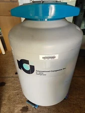 International Cryogenics IC 38RX Refrigerator Liquid Nitrogen Dewar w/ 6 Racks